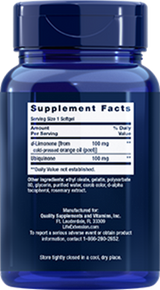 Life Extension Super-Absorbable CoQ10 (Ubiquinone) with d-Limonene 100mg