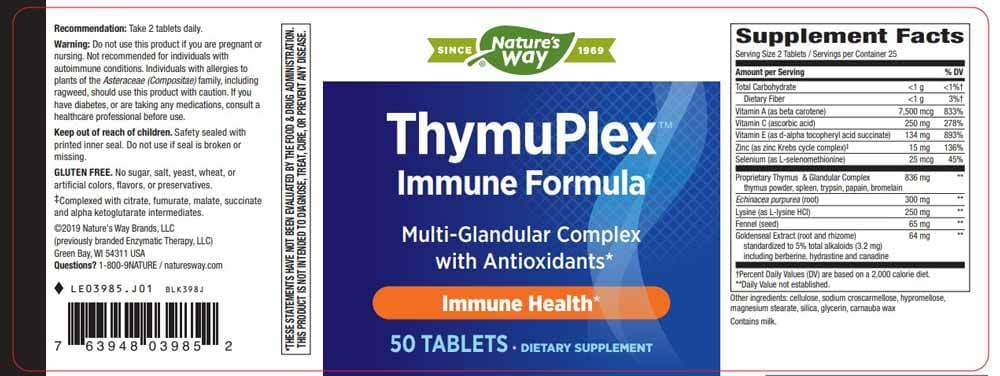 Nature's Way ThymuPlex Immune Formula