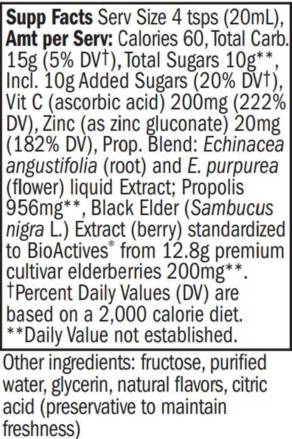 Nature's Way Sambucus Single Shot Immune Syrup