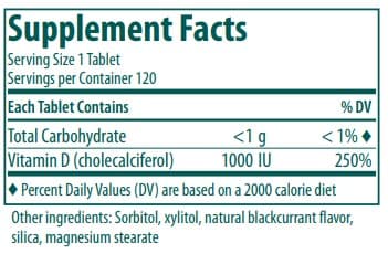 Genestra Brands D3 1000 Chewable