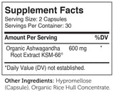 Advanced Nutrition By Zahler Ashwagandha 600