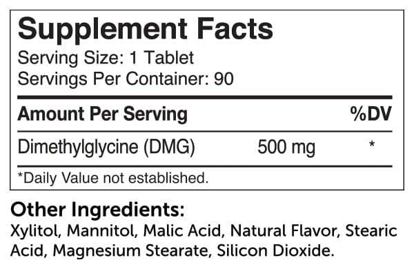 Advanced Nutrition By Zahler DMG 500 mg