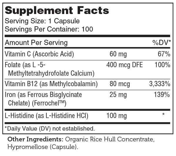 Advanced Nutrition By Zahler Iron Complex