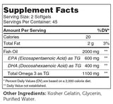 Advanced Nutrition By Zahler Omega 3 Platinum