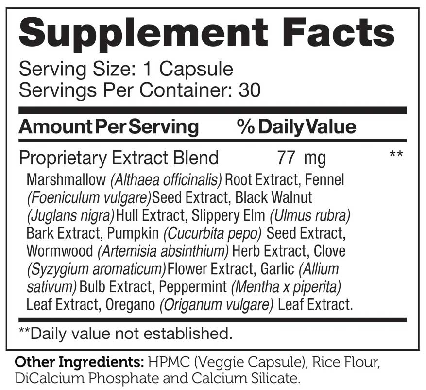 Advanced Nutrition By Zahler ParaGuard Capsules