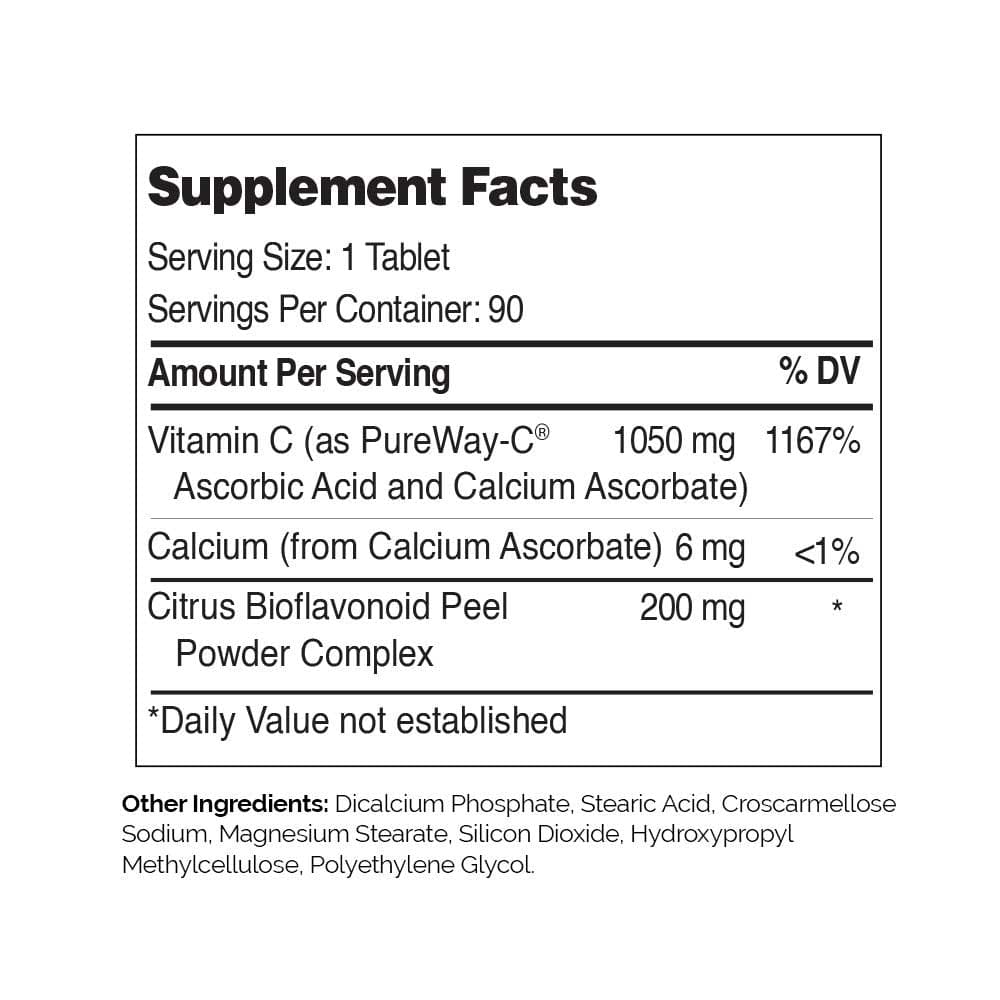 Advanced Nutrition By Zahler PureWay C 1000 mg