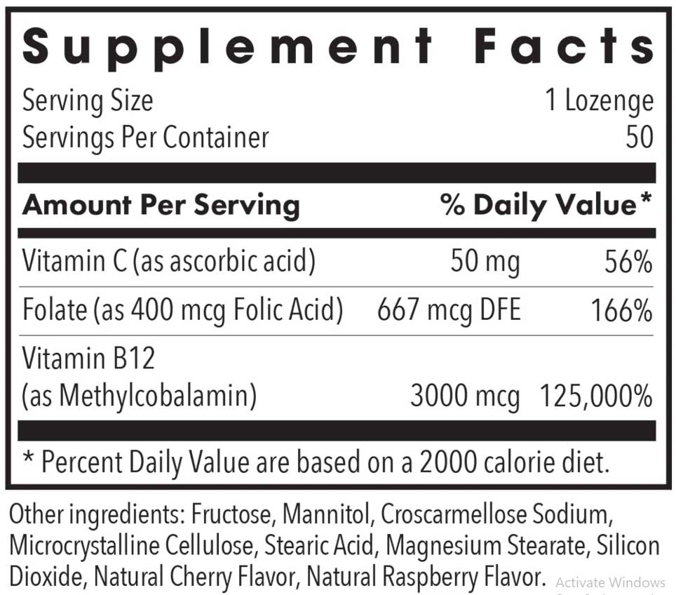 Allergy Research Group B12 Methylcobalamin