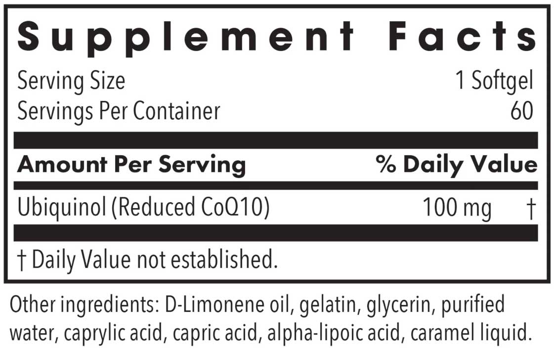 Allergy Research Group CoQ10 Ubiquinol