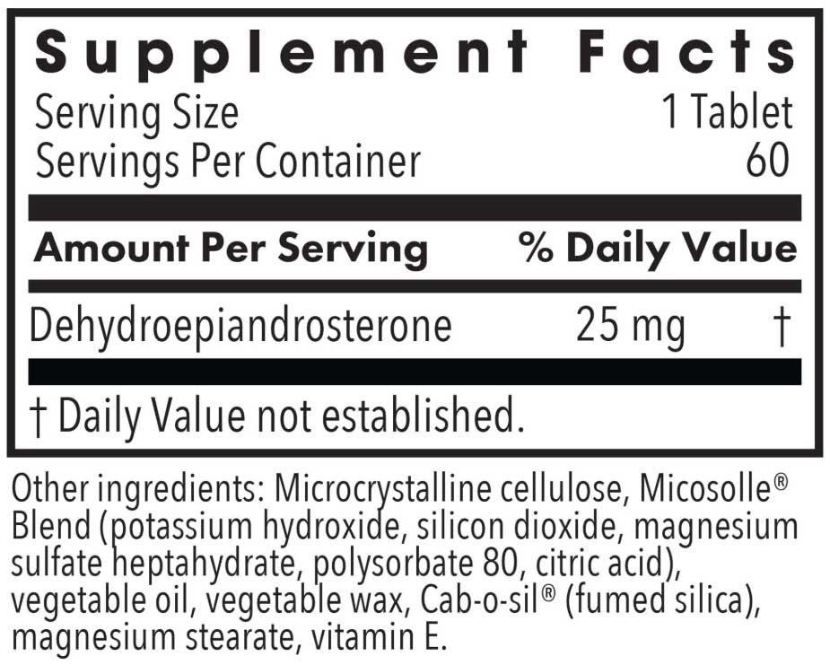 Allergy Research Group DHEA 25 mg