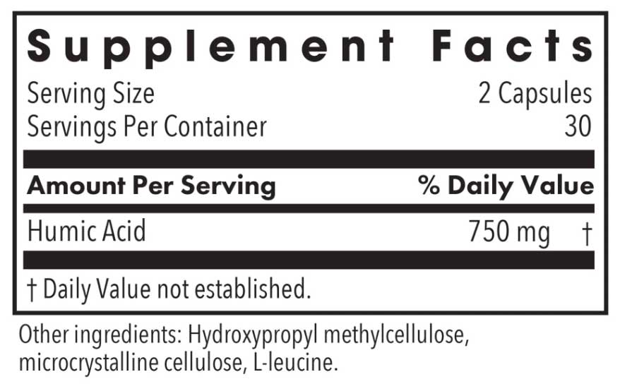 Allergy Research Group Humic Acid