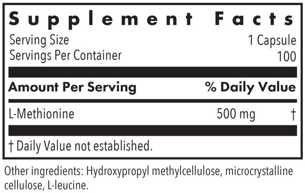 Allergy Research Group L-Methionine