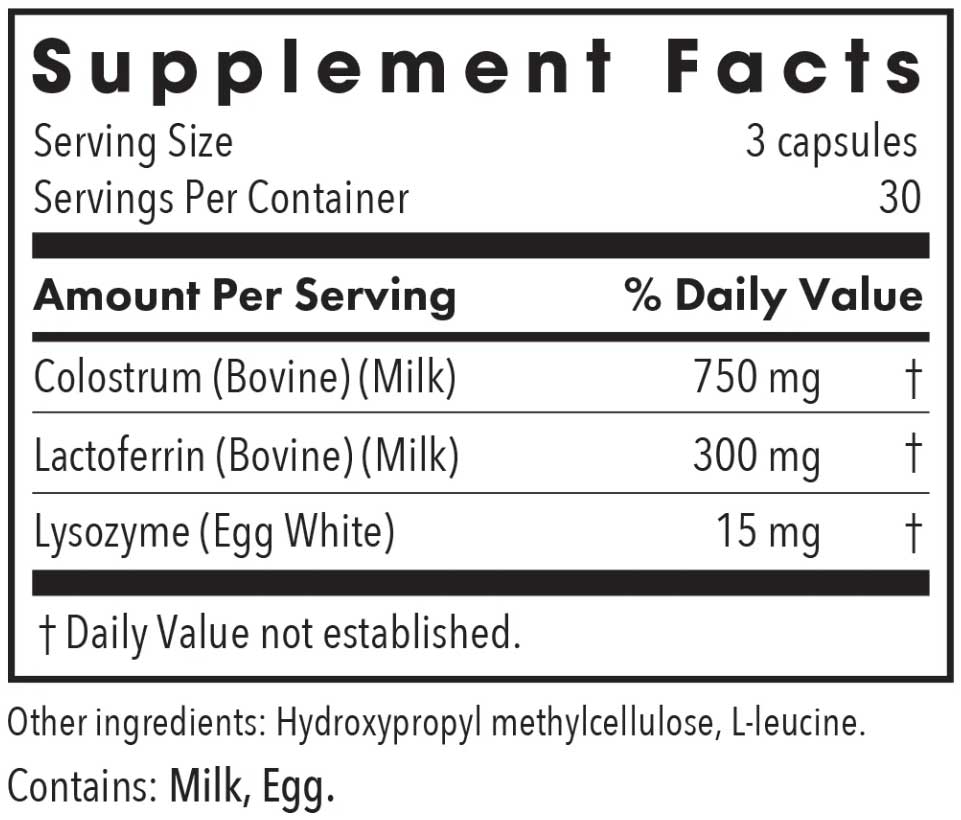 Allergy Research Group Laktoferrin with Colostrum