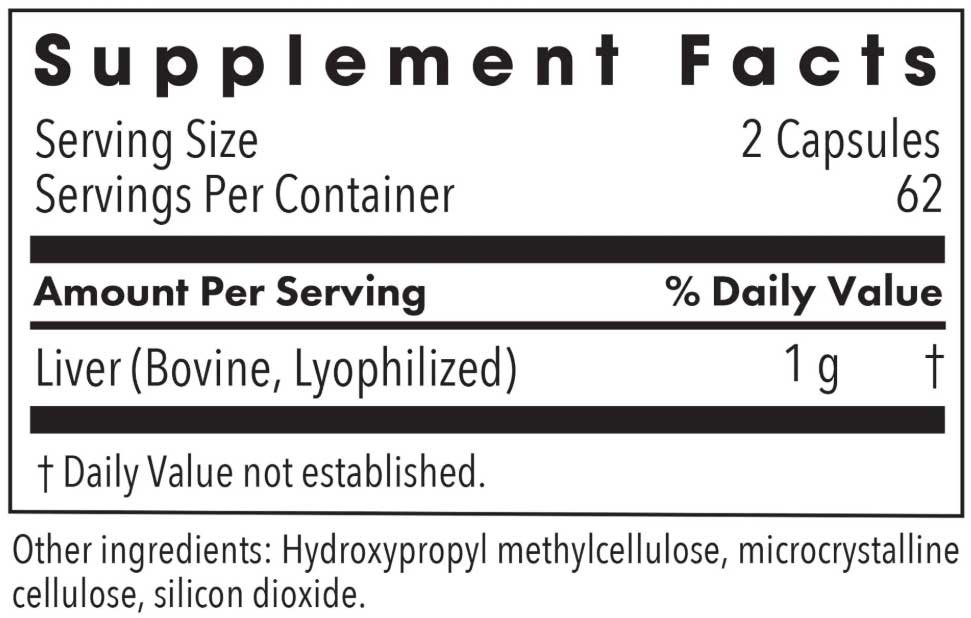 Allergy Research Group Liver Beef