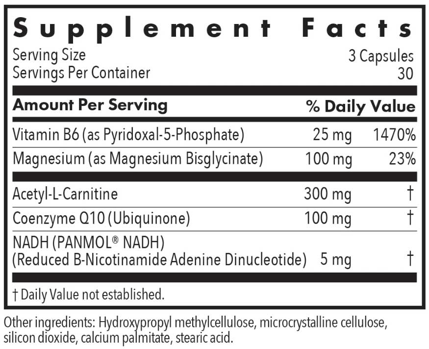 Allergy Research Group Mitochondrial Cofactors