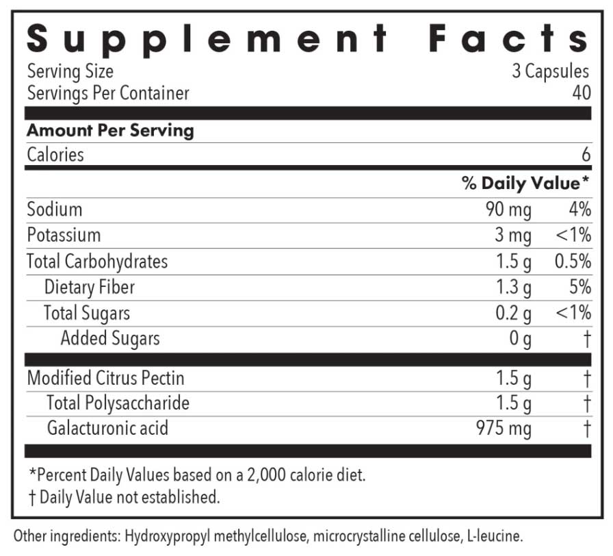 Allergy Research Group Modified Citrus Pectin