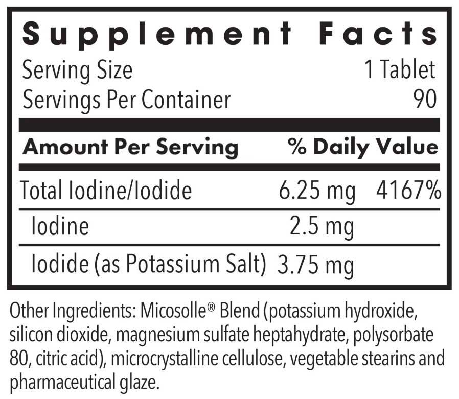 Allergy Research Group Optimox Iodoral IOD 6.5 mg