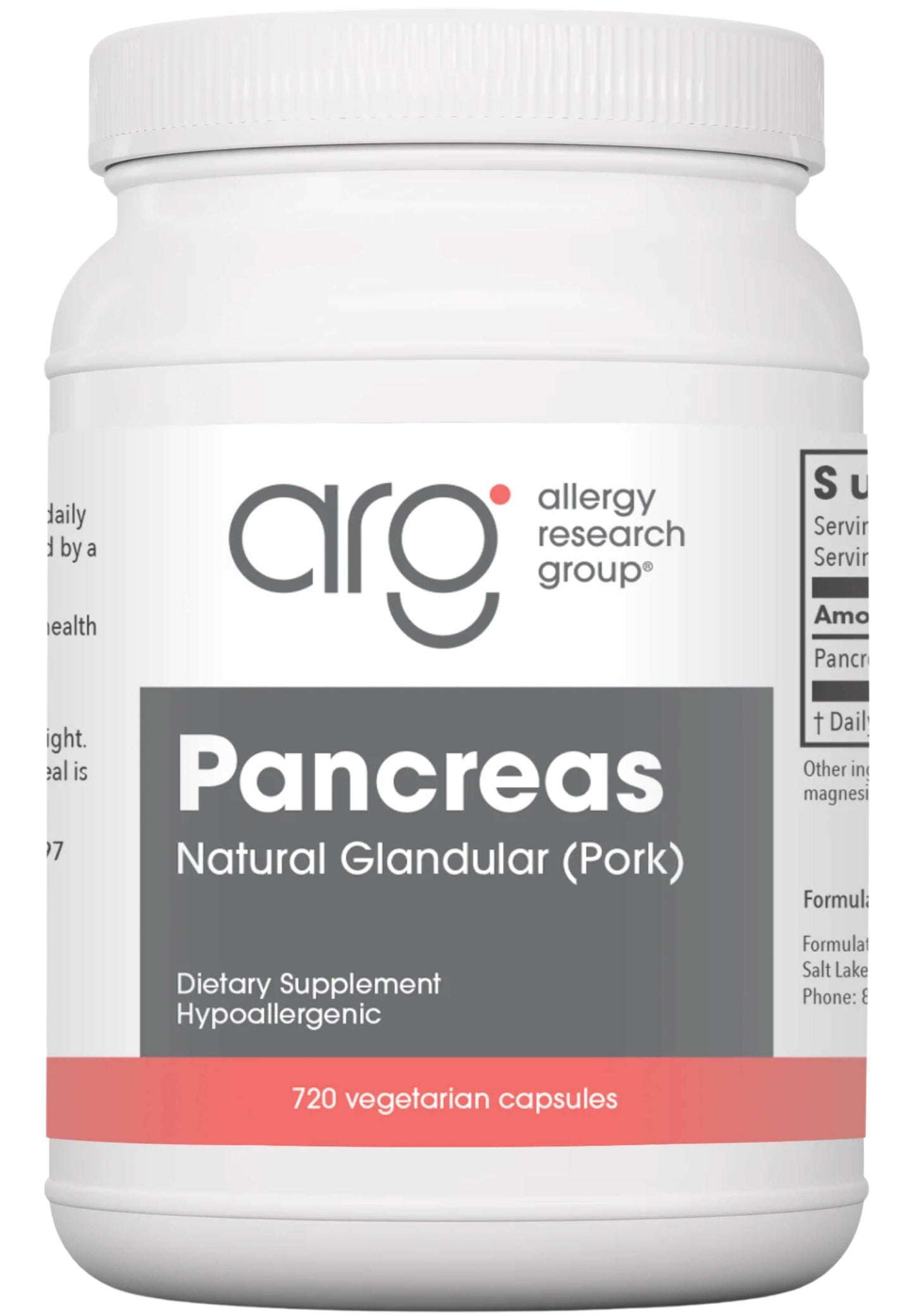Allergy Research Group Pancreas Pork