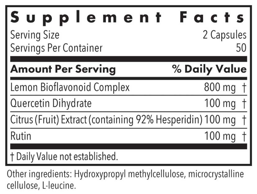 Allergy Research Group Quercetin Bioflavonoids