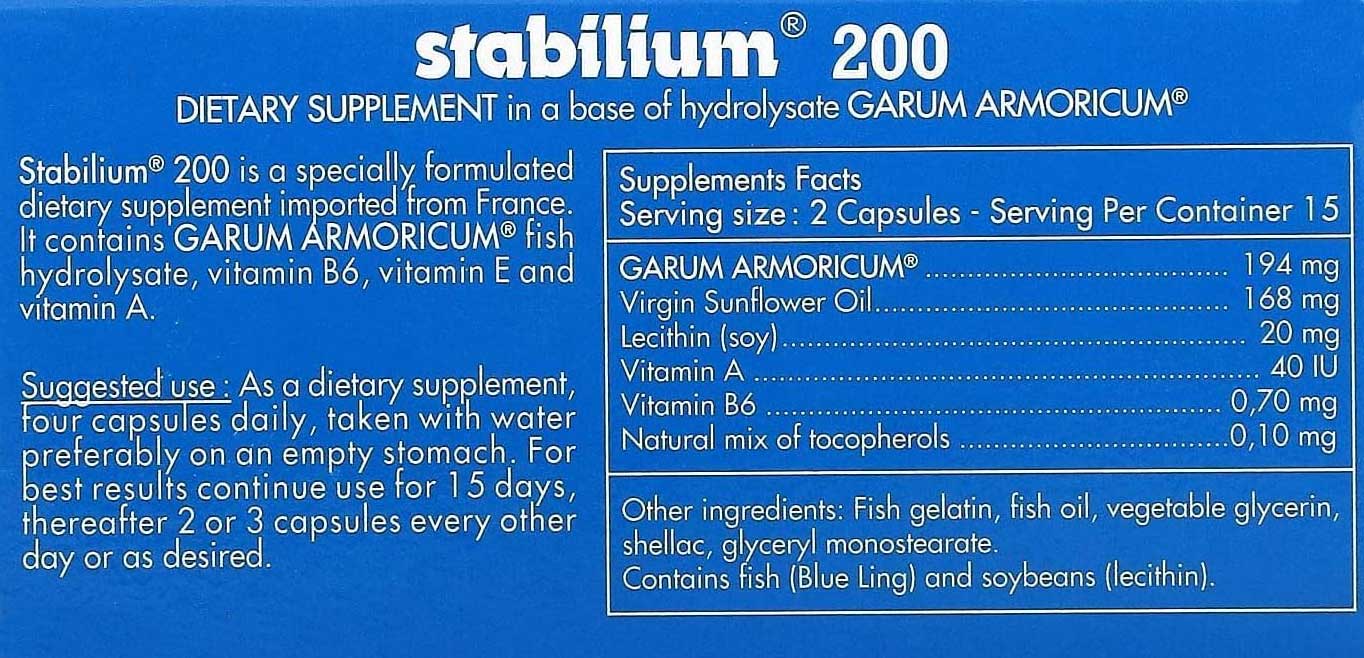 Allergy Research Group Stabilium 200 Garum Armoricum