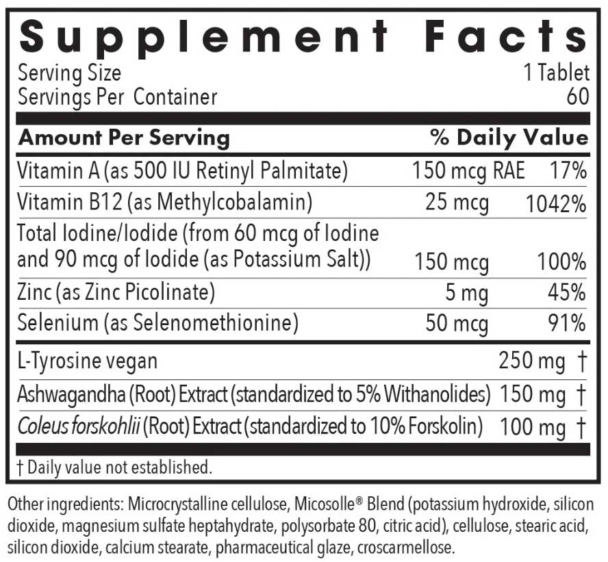 Allergy Research Group Thyroid Nutrition with Iodoral