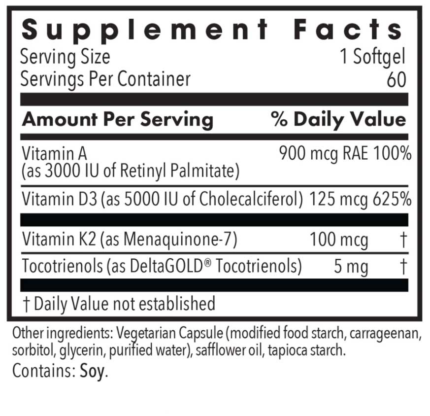 Allergy Research Group Vitamin D3 Complete 5000