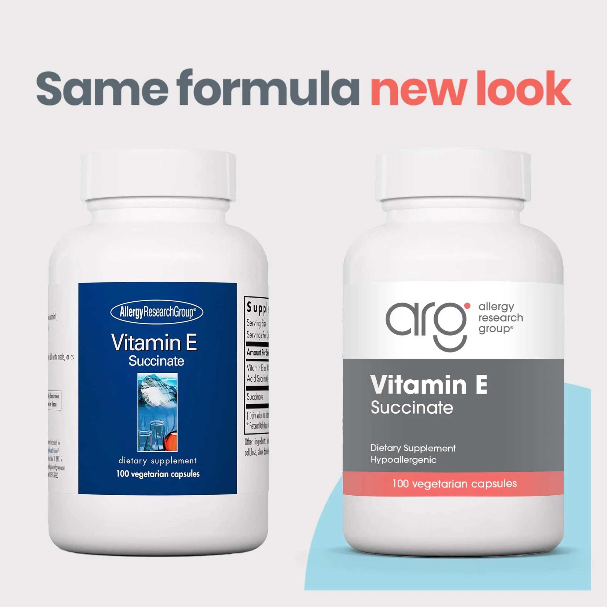 Allergy Research Group Vitamin E Succinate