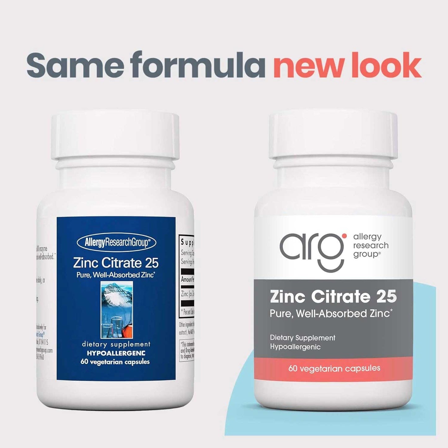 Allergy Research Group Zinc Citrate 25