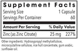 Allergy Research Group Zinc Citrate 25