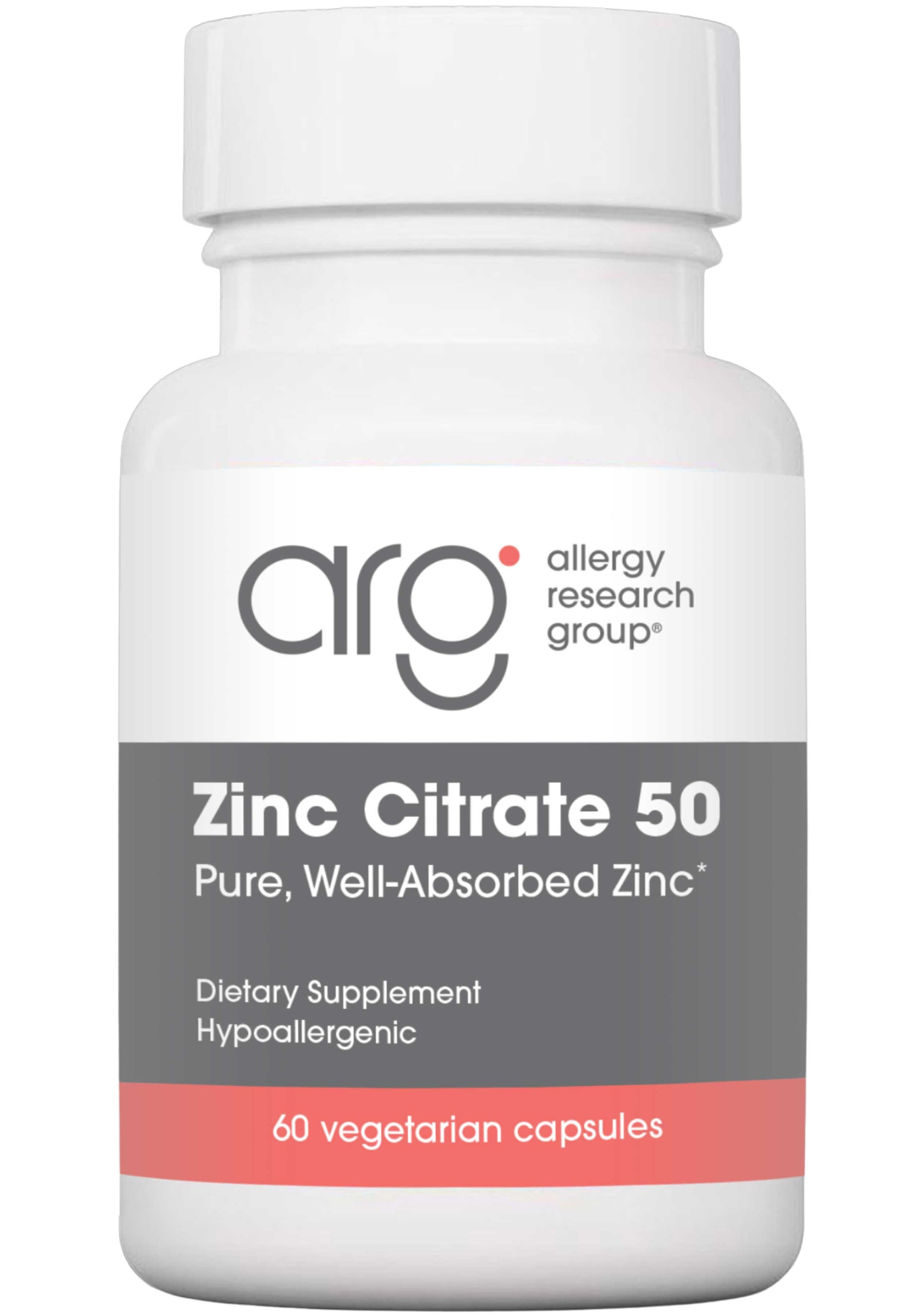 Allergy Research Group Zinc Citrate 50