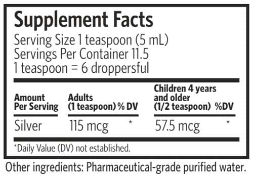 Argentyn 23 Professional Bio-Active Silver Hydrosol Daily+ Immune Support Dropper