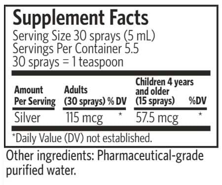 Argentyn 23 Professional Bio-Active Silver Hydrosol Daily+ Immune Support Spray