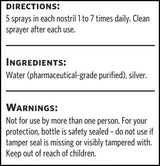 Argentyn 23 Professional Bio-Active Silver Hydrosol Natural Nasal Spray, Sinus Relief