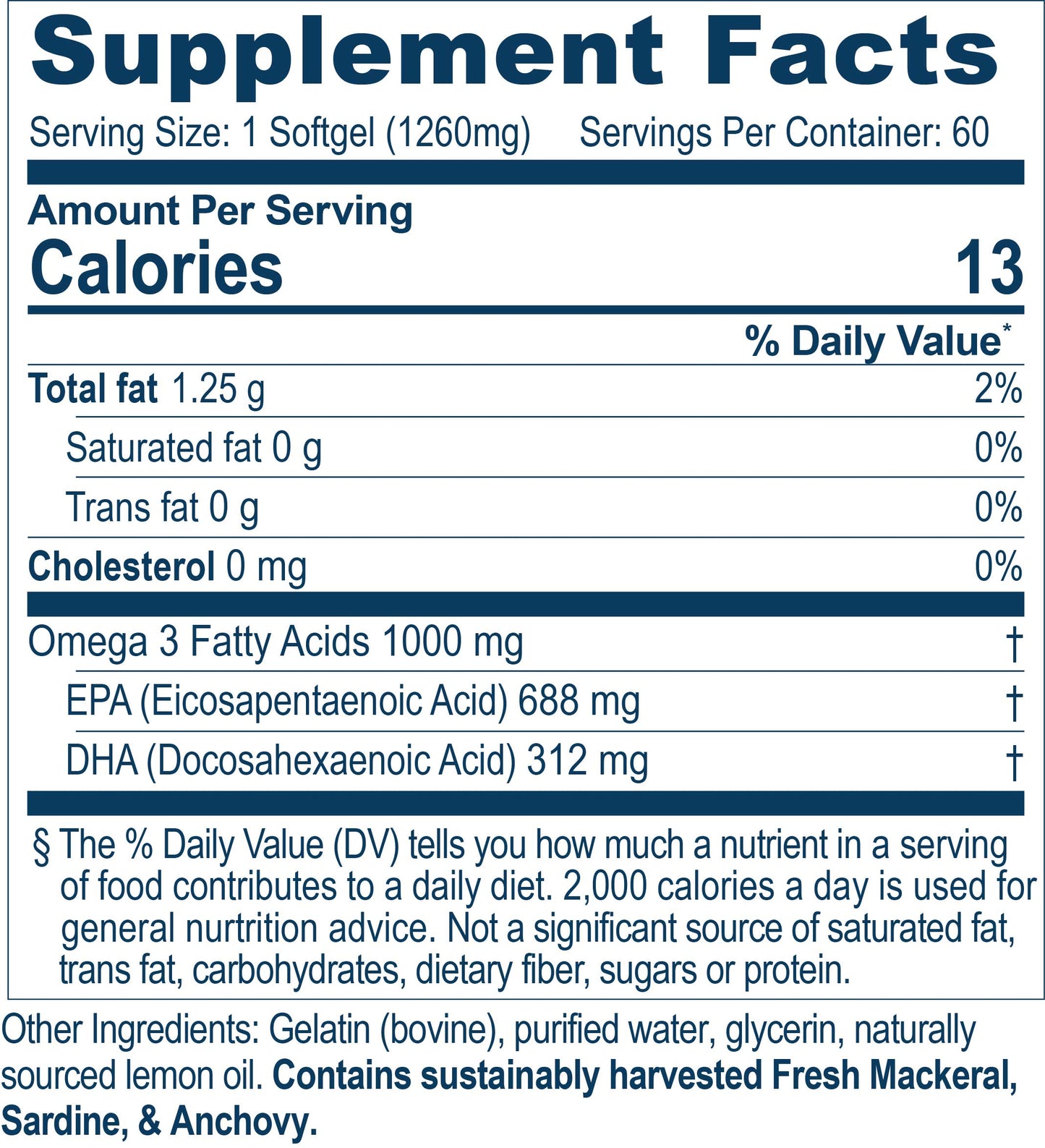 Ayush Herbs High Omega-3 Fish Oil (Formerly High Omega-3 Alaskan Fish Oil)