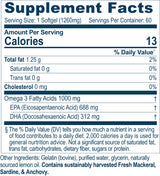 Ayush Herbs High Omega-3 Fish Oil (Formerly High Omega-3 Alaskan Fish Oil)