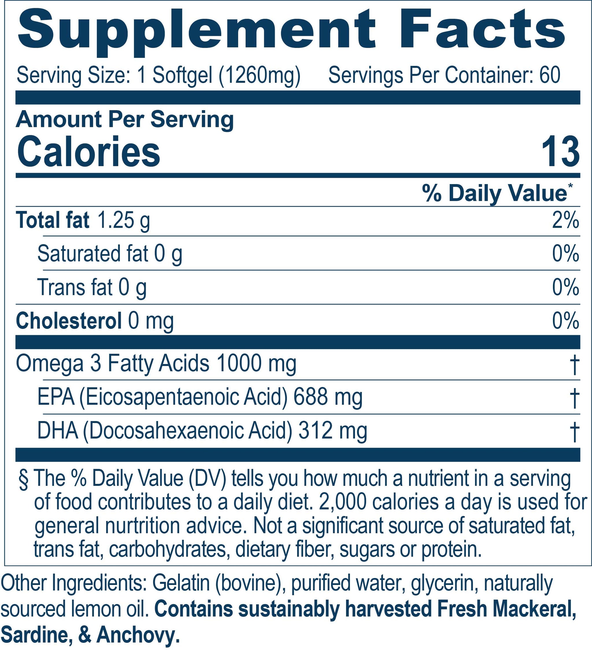 Ayush Herbs High Omega-3 Fish Oil (Formerly High Omega-3 Alaskan Fish Oil)