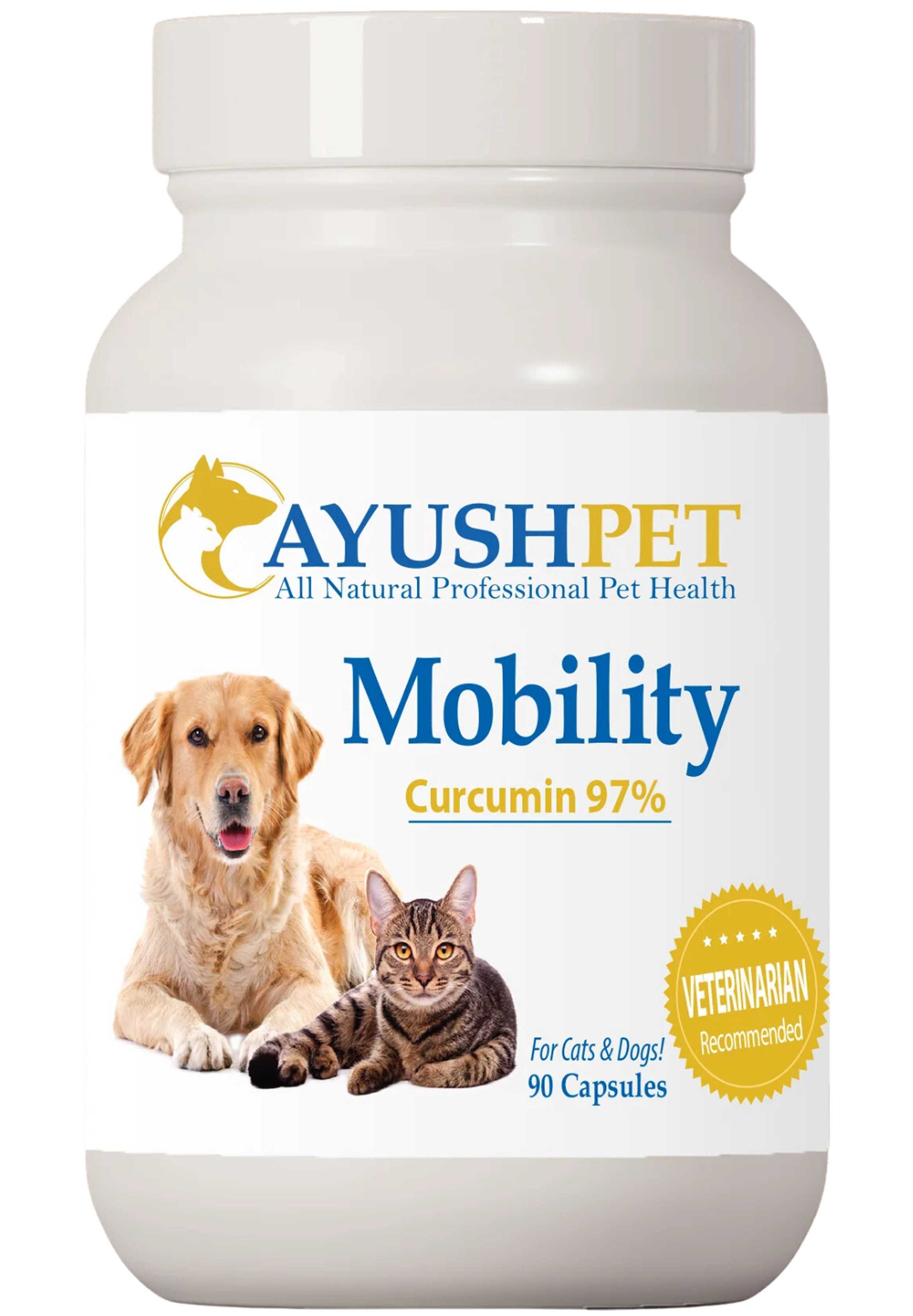 Ayush Herbs Ayush Pet Mobility Curcumin 97%
