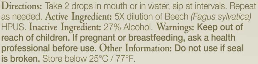 Bach Flower Remedies Beech