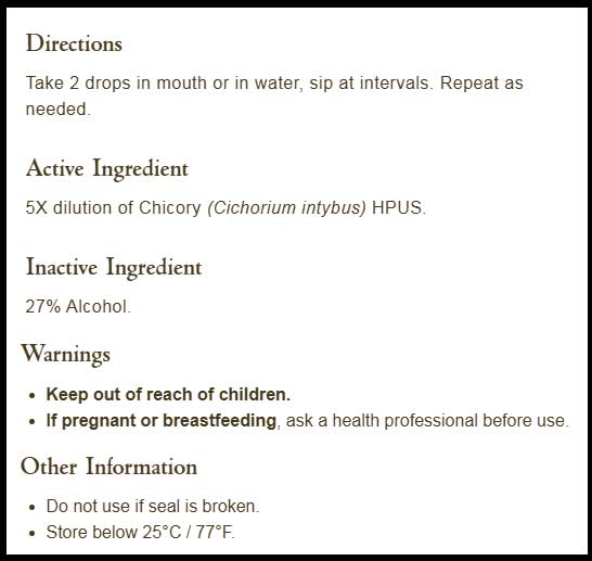 Bach Flower Remedies Chicory