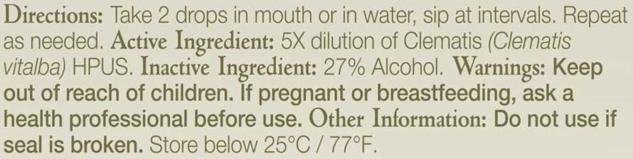 Bach Flower Remedies Clematis