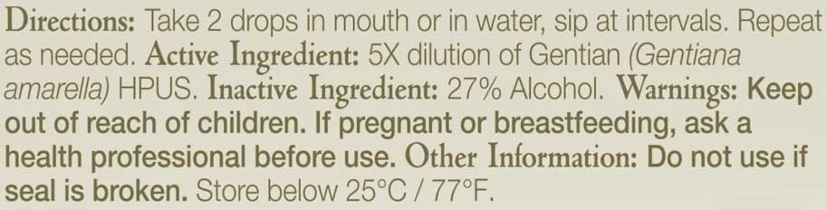 Bach Flower Remedies Gentian