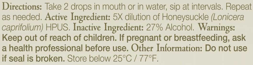 Bach Flower Remedies Honeysuckle