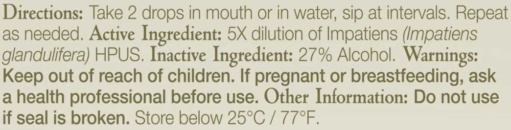 Bach Flower Remedies Impatiens