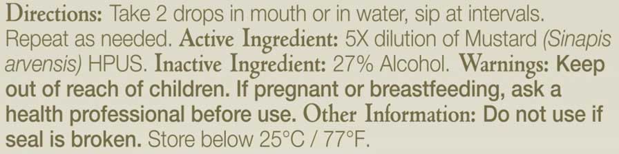 Bach Flower Remedies Mustard