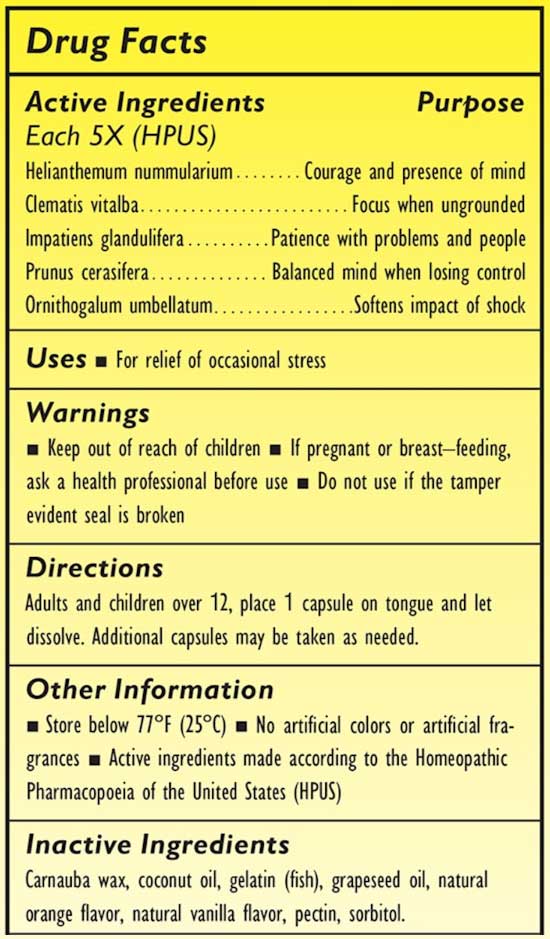 Bach Flower Remedies Rescue Pearls