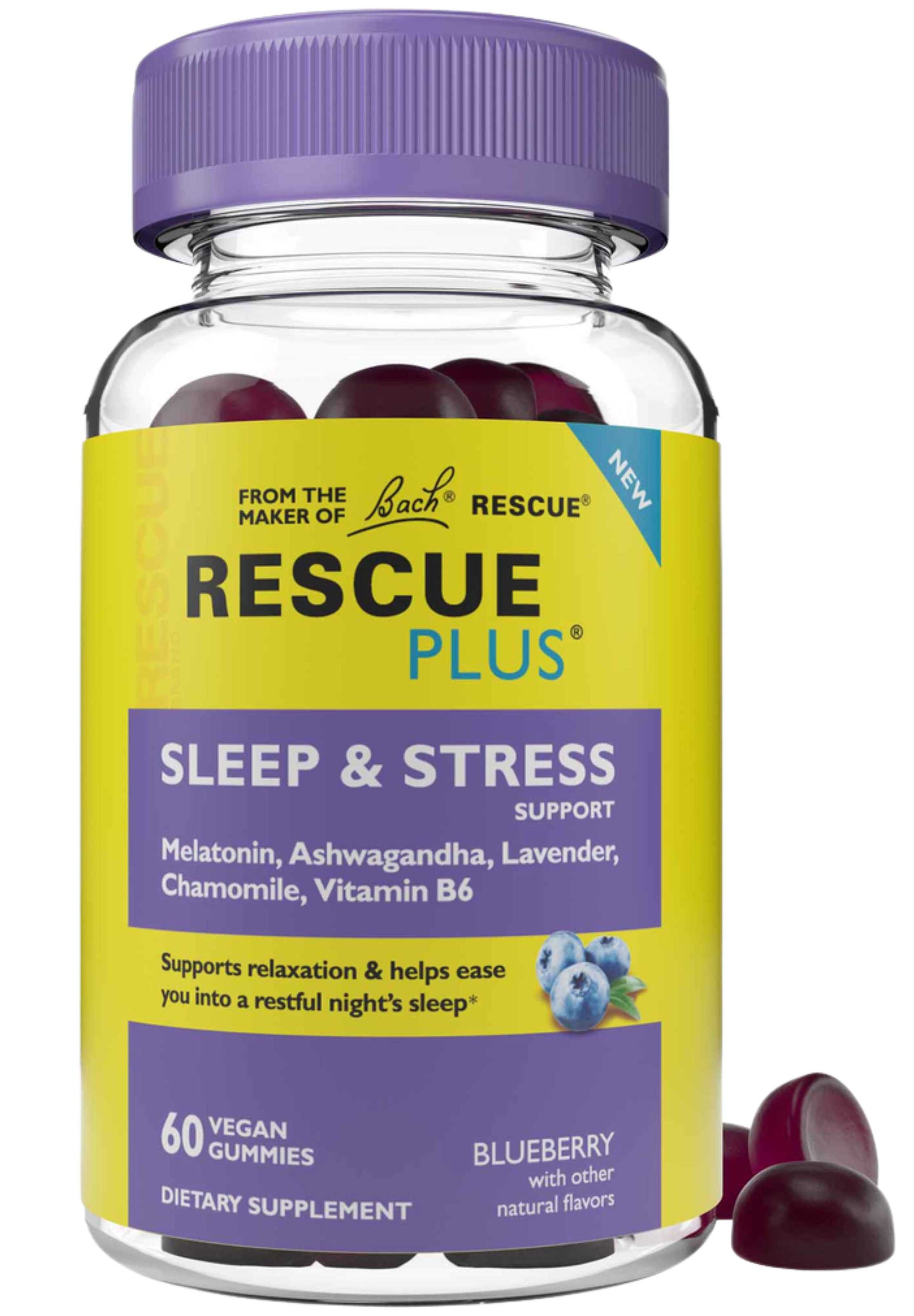 Bach Flower Remedies Rescue Plus Sleep & Stress Support