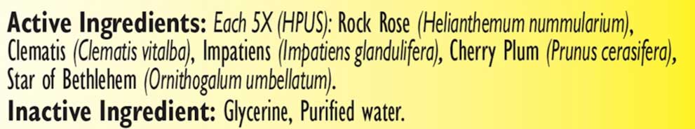 Bach Flower Remedies Rescue Remedy Kids