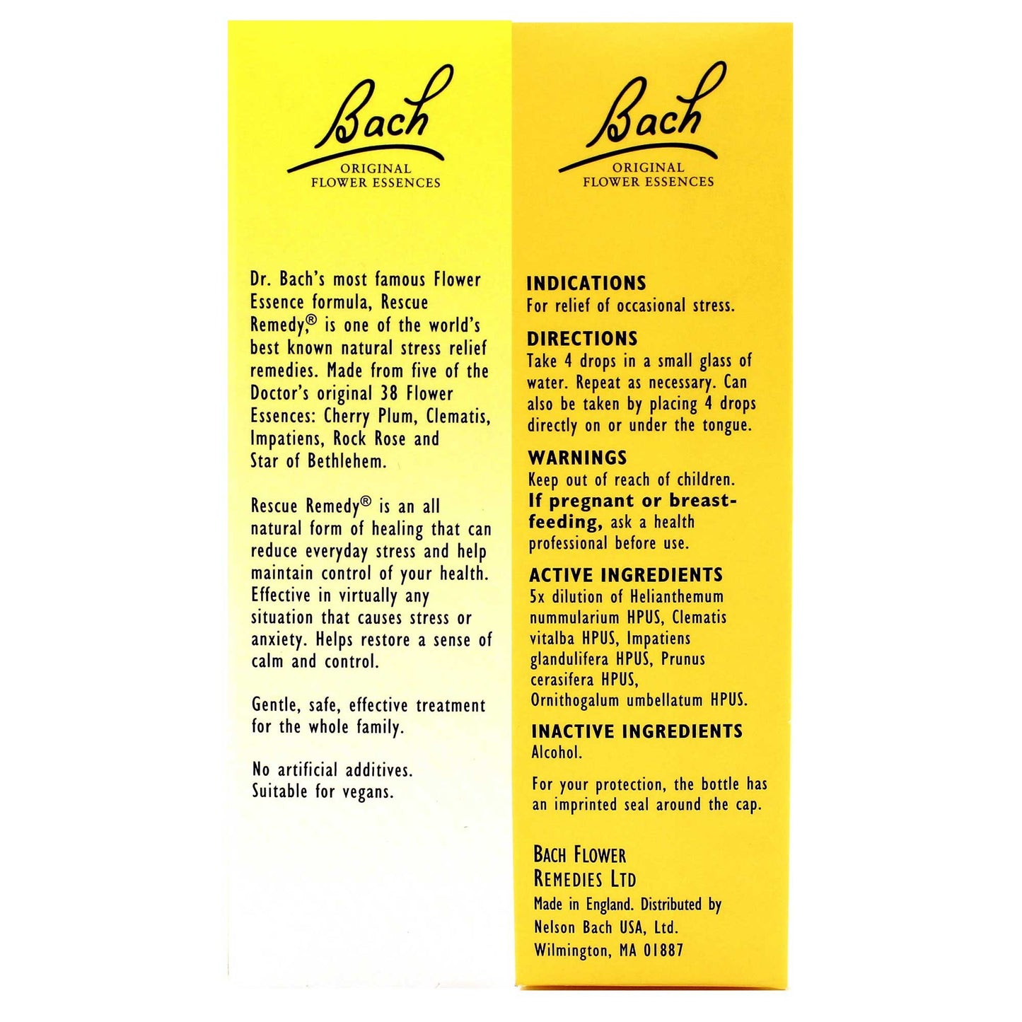 Bach Flower Remedies Rescue Remedy