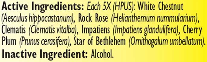 Bach Flower Remedies Rescue Sleep