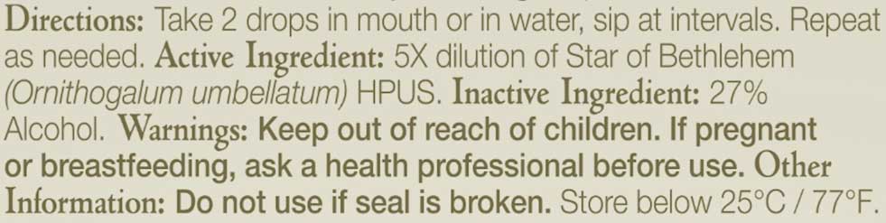 Bach Flower Remedies Star of Bethlehem