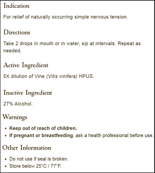 Bach Flower Remedies Vine